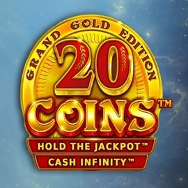 Slots logo of 20 Coins Grand Gold Edition from Wazdan at Kingmaker Casino