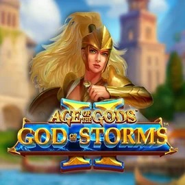 Age Of The Gods: God Of Storms 2 by Playtech, showcased at kingmaker-kazino.com – game logo