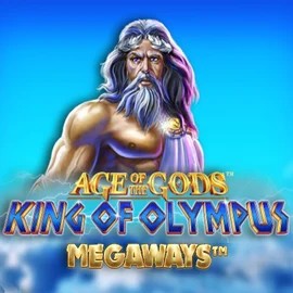 Age Of The Gods: King of Olympus Megaways casino game by Origins – featured logo at Kingmaker Casino