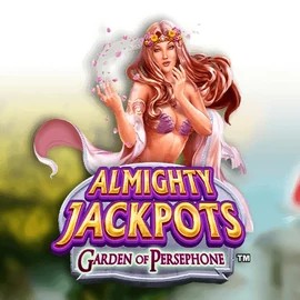 Almighty Jackpots: Garden of Persephone logo by Novomatic at Kingmaker Casino