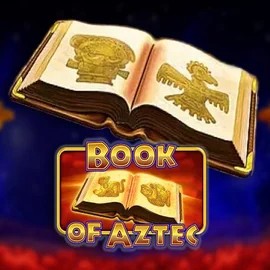 Book of Aztec game by Amatic Industries – logo hosted on Kingmaker Casino