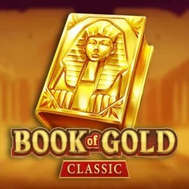 Book of Gold Classic game by Playson – logo hosted on Kingmaker Casino