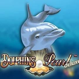 Dolphins Pearl Deluxe logo – Slots by Novomatic at Kingmaker Casino