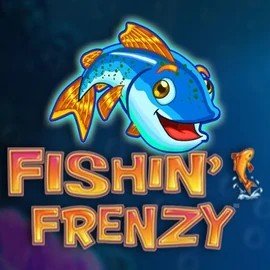 Fishin Frenzy online game logo by Blueprint Gaming on kingmaker-kazino.com