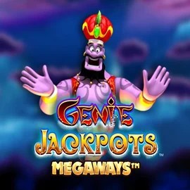 Jackpots logo of Genie Jackpots Megaways from Blueprint Gaming at Kingmaker Casino