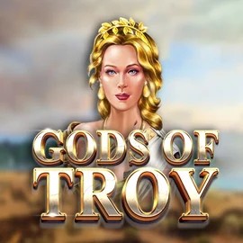 Official Slots logo: Gods of Troy by Red Tiger Gaming at Kingmaker Casino