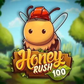 Honey Rush 100 casino game by Play’n GO – featured logo at Kingmaker Casino