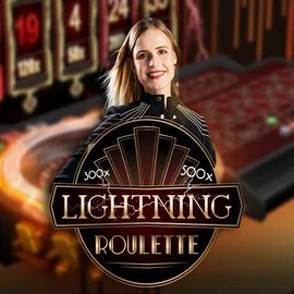 Lightning Roulette casino game by Evolution – featured logo at Kingmaker Casino
