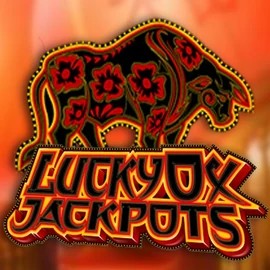 Lucky Ox Jackpots slot icon by Rival, available at Kingmaker Casino