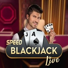 Speed Blackjack online game logo by Pragmatic Play on kingmaker-kazino.com