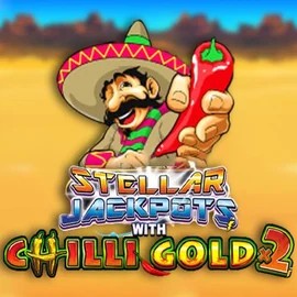 Stellar Jackpots with Chilli Gold x2 slot visual from Lightning Box Game available on kingmaker-kazino.com