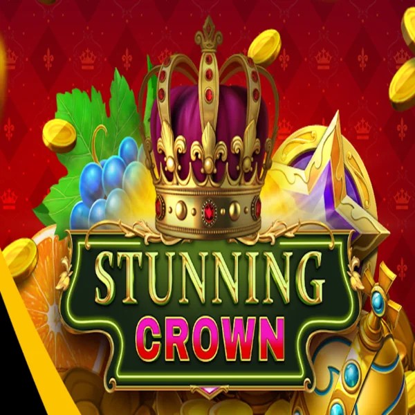 Official Slots logo: Stunning Crown by BF Games at Kingmaker Casino