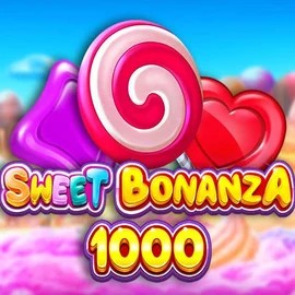 Sweet Bonanza 1000 slot logo by Pragmatic Play at Kingmaker Casino
