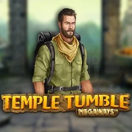 Temple Tumble Megaways casino game by Relax Gaming – featured logo at Kingmaker Casino