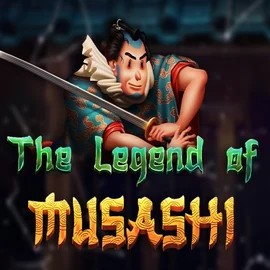 Slots logo of The Legend of Musashi from Peter & Sons at Kingmaker Casino