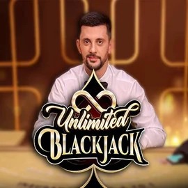 Unlimited Blackjack logo – Live Casino by Ezugi at Kingmaker Casino