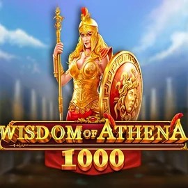 Slots logo of Wisdom of Athena 1000 from Pragmatic Play at Kingmaker Casino